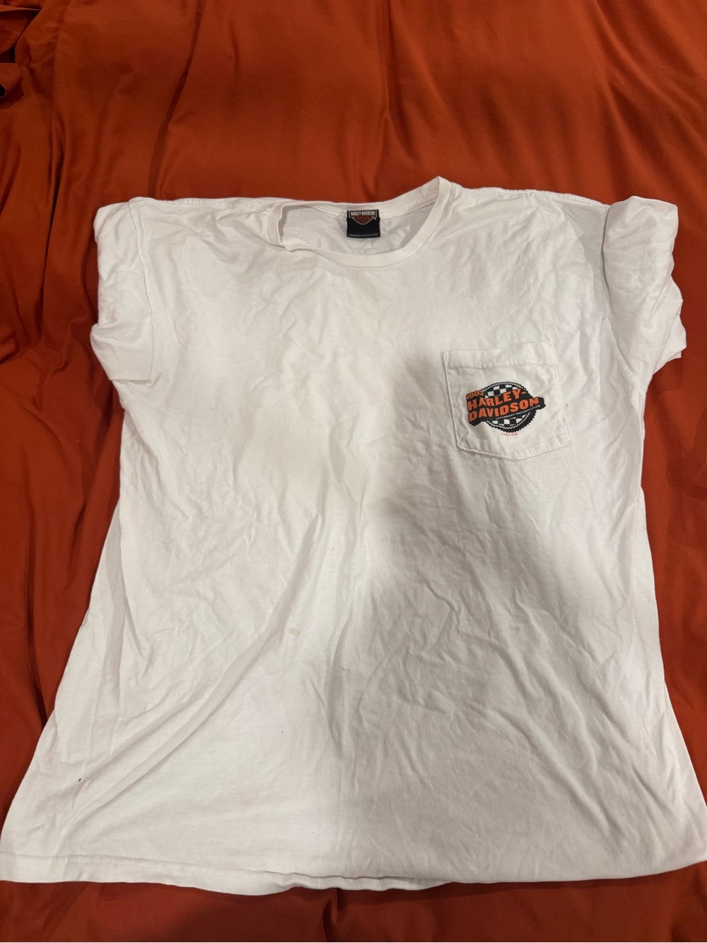 Harley-Davidson White Pocket Salt Lake City tee Size XL